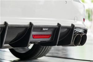 ดิฟฟิวเซอร์ Carbon Fiber Audi S3 A3 (with S bumper Only) 8V Sedan ทรง Karbel