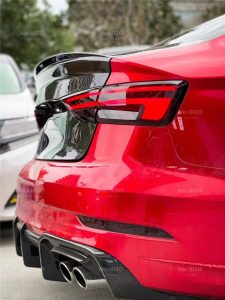 ดิฟฟิวเซอร์ Carbon Fiber Audi S3 A3 S-line 8.5V Sedan ทรง Karbel V1 S-Line ปี 2017-2020