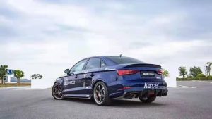 ดิฟฟิวเซอร์ Carbon Fiber Audi S3 A3 S-line 8.5V Sedan ทรง Karbel V2 S-Line ปี 2017-2020