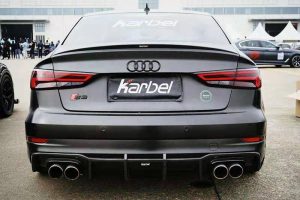 ดิฟฟิวเซอร์ Carbon Fiber Audi S3 A3 S-line 8.5V Sedan ทรง Karbel V1 S-Line ปี 2017-2020