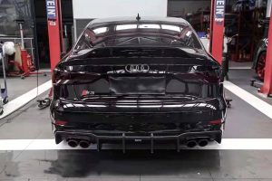 ดิฟฟิวเซอร์ Carbon Fiber Audi S3 A3 S-line 8.5V Sedan ทรง Karbel V1 S-Line ปี 2017-2020