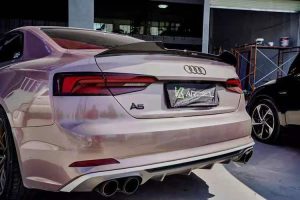 สปอยเลอร์ Carbon Fiber Audi RS5 S5 A5 B9 B9.5 2 Door Coupe ทรง Karbel V2 ปี 2017-2025