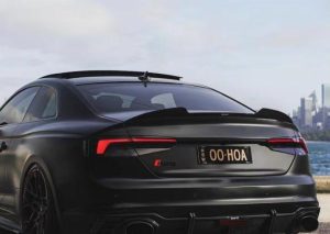 สปอยเลอร์ Carbon Fiber Audi RS5 S5 A5 B9 B9.5 2 Door Coupe ทรง Karbel V2 ปี 2017-2025