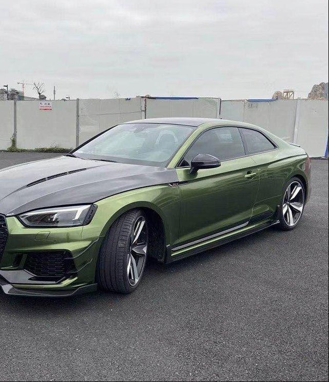 สเกิร์ตข้าง Carbon Fiber Audi RS5 B9 ทรง Karbel ปี 2017-2019