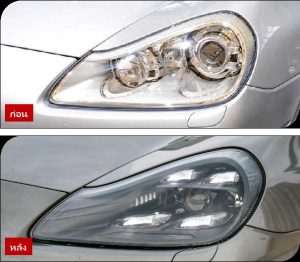 ไฟหน้า LED ทรง 2023 PDLS สำหรับ Porsche Cayenne โฉม 957 ปี 2007-2010