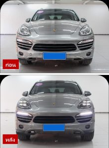 ไฟหน้า LED ทรง 2025 PDLS สำหรับ Porsche Cayenne โฉม 958.1 ปี 2011-2014