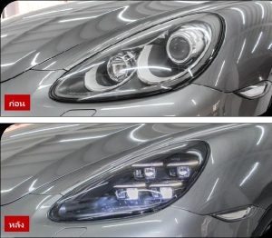 ไฟหน้า LED ทรง 2025 PDLS สำหรับ Porsche Cayenne โฉม 958.1 ปี 2011-2014