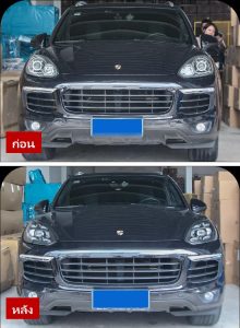 ไฟหน้า LED ทรง 2023 PDLS สำหรับ Porsche Cayenne โฉม 958.2 ปี 2015-2017