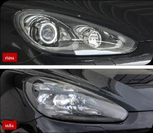 ไฟหน้า LED ทรง 2023 PDLS สำหรับ Porsche Cayenne โฉม 958.2 ปี 2015-2017