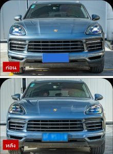 ไฟหน้า LED ทรง 2025 PDLS สำหรับ Porsche Cayenne โฉม 9Y0.1 ปี 2018-2023