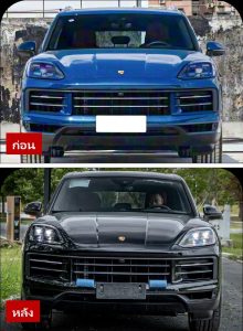 ไฟหน้า LED ทรง 2025 PDLS สำหรับ Porsche Cayenne โฉม 9Y0.2 ปี 2024-Now