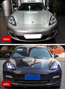 ไฟหน้า LED ทรง 2025 PDLS สำหรับ Porsche Panamera โฉม 970.1 ปี 2009-2013