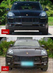 ไฟหน้า LED ทรง 2023 PDLS สำหรับ Porsche Macan โฉม 95B.1 ปี 2014-2017