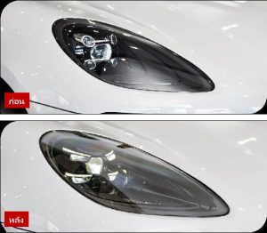 ไฟหน้า LED ทรง 2023 PDLS สำหรับ Porsche Macan โฉม 95B.2 ปี 2018-2021