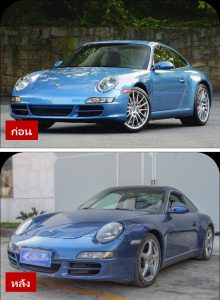 ไฟหน้า LED ทรง 2023 PDLS สำหรับ Porsche 911 โฉม 997.1 ปี 2004-2007