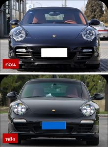 ไฟหน้า LED ทรง 2023 PDLS สำหรับ Porsche 911 โฉม 997.2 ปี 2008-2011