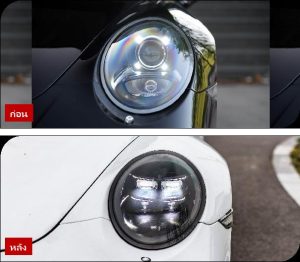 ไฟหน้า LED ทรง 2025 PDLS สำหรับ Porsche 911 โฉม 991.2 ปี 2016-2018