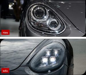 ไฟหน้า LED ทรง 2025 PDLS สำหรับ Porsche Boxster/Cayman โฉม 987 ปี 2009-2012