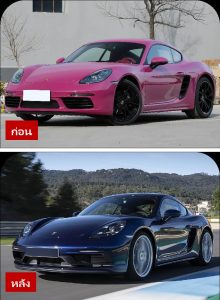 ไฟหน้า LED ทรง 2023 PDLS สำหรับ Porsche 718 โฉม 982 ปี 2016-2023