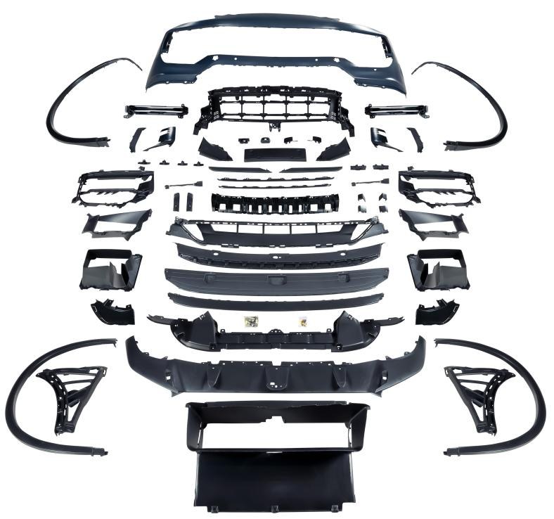 ชุดแต่งรอบคัน บอดี้คิท ทรง 2025 Turbo GT (ชุดเล็ก Simple) สำหรับ Porsche Cayenne โฉม 958.1 ปี 2011-2014 แปลงหน้าเป็นทรง 9Y0.2