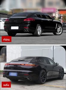 ไฟท้าย LED ทรงใหม่ สำหรับ Porsche Panamera โฉม 970.2 ปี 2014-2016