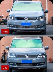 ไฟหน้า LED ทรงใหม่ สำหรับ Volkswagen Sharan ปี 2012-2019