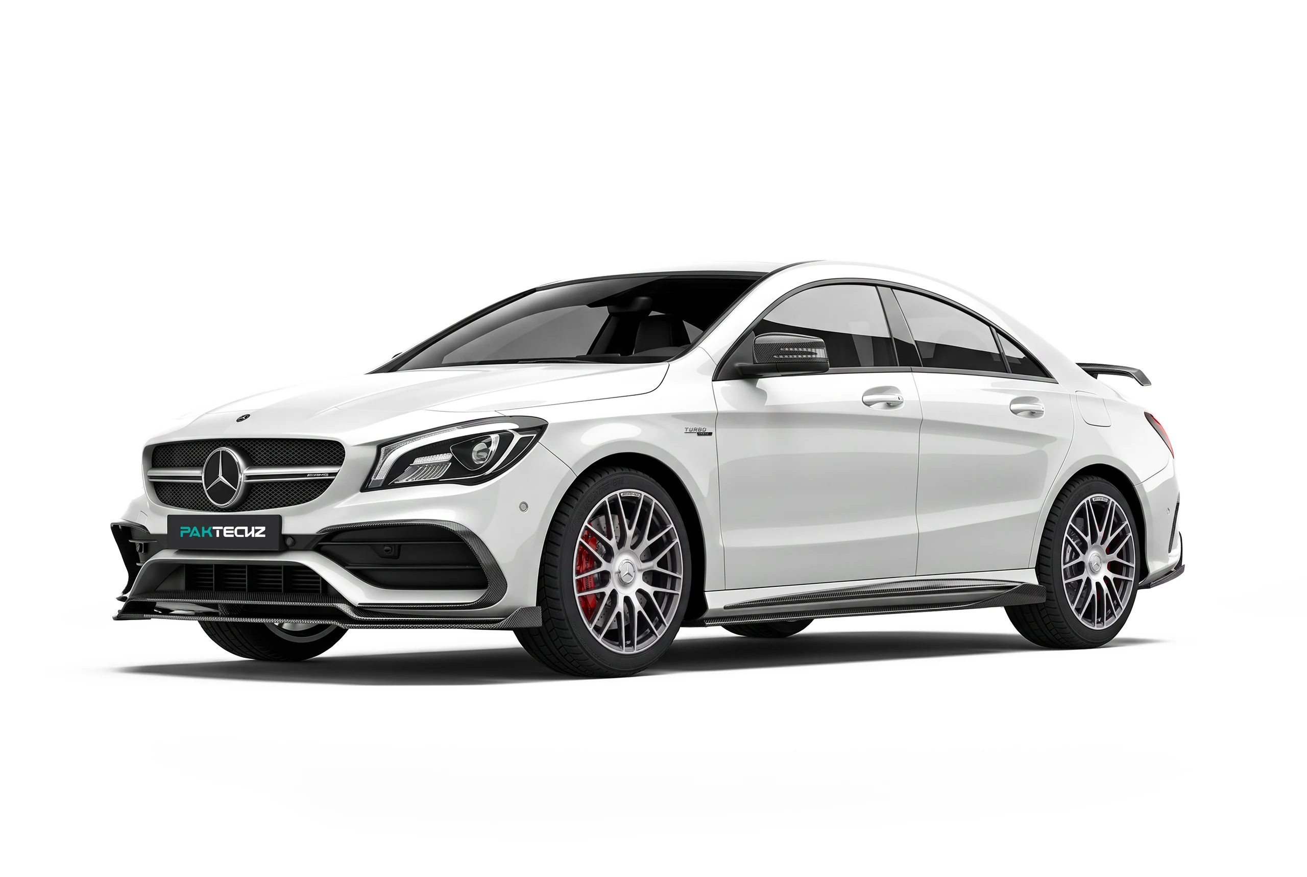 Mercedes-Benz CLA W117 C117 ติดตั้งชุดแต่งคาร์บอนไฟเบอร์ PAKTECHZ
