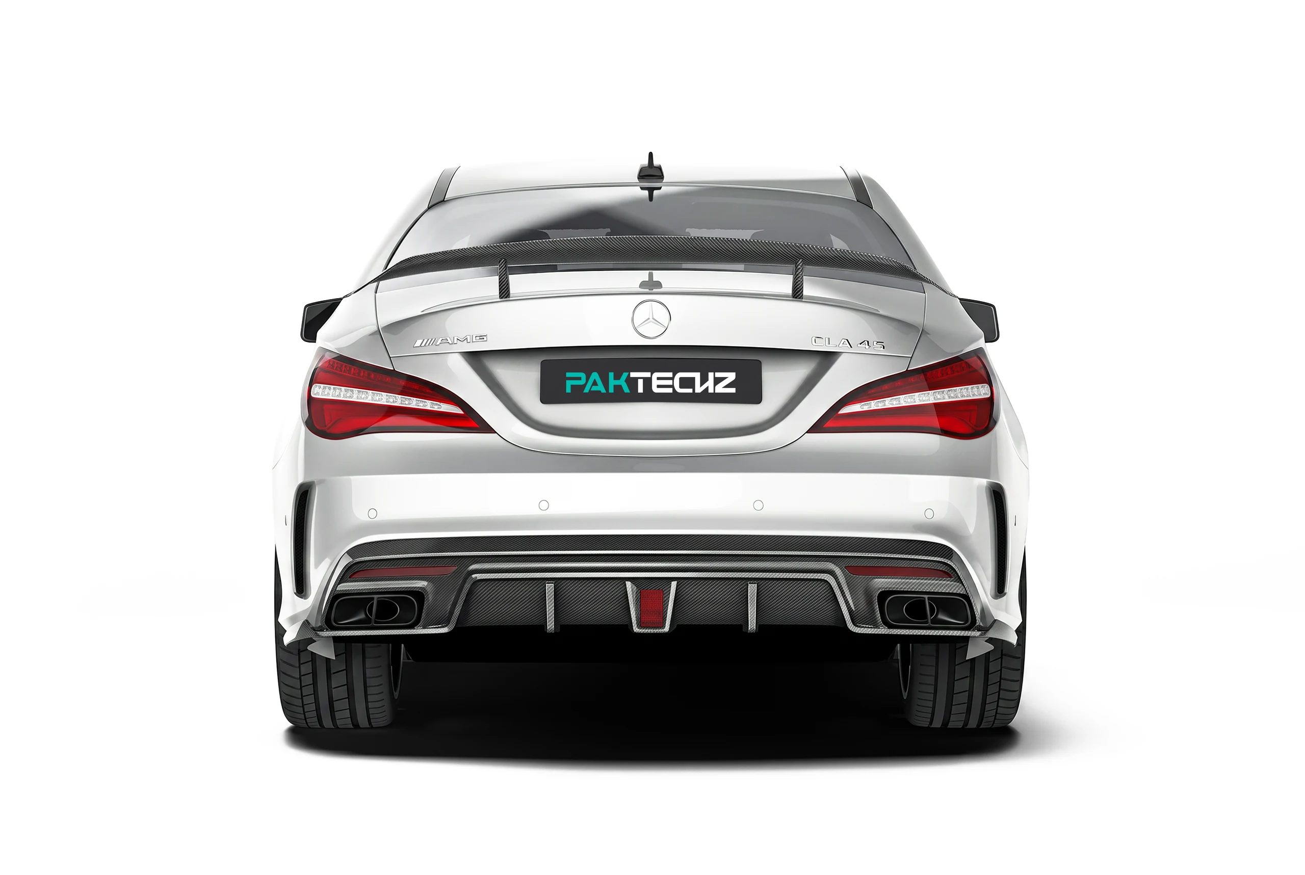 สเกิร์ตข้างคาร์บอนไฟเบอร์ PAKTECHZ สำหรับ Benz CLA W117 C117