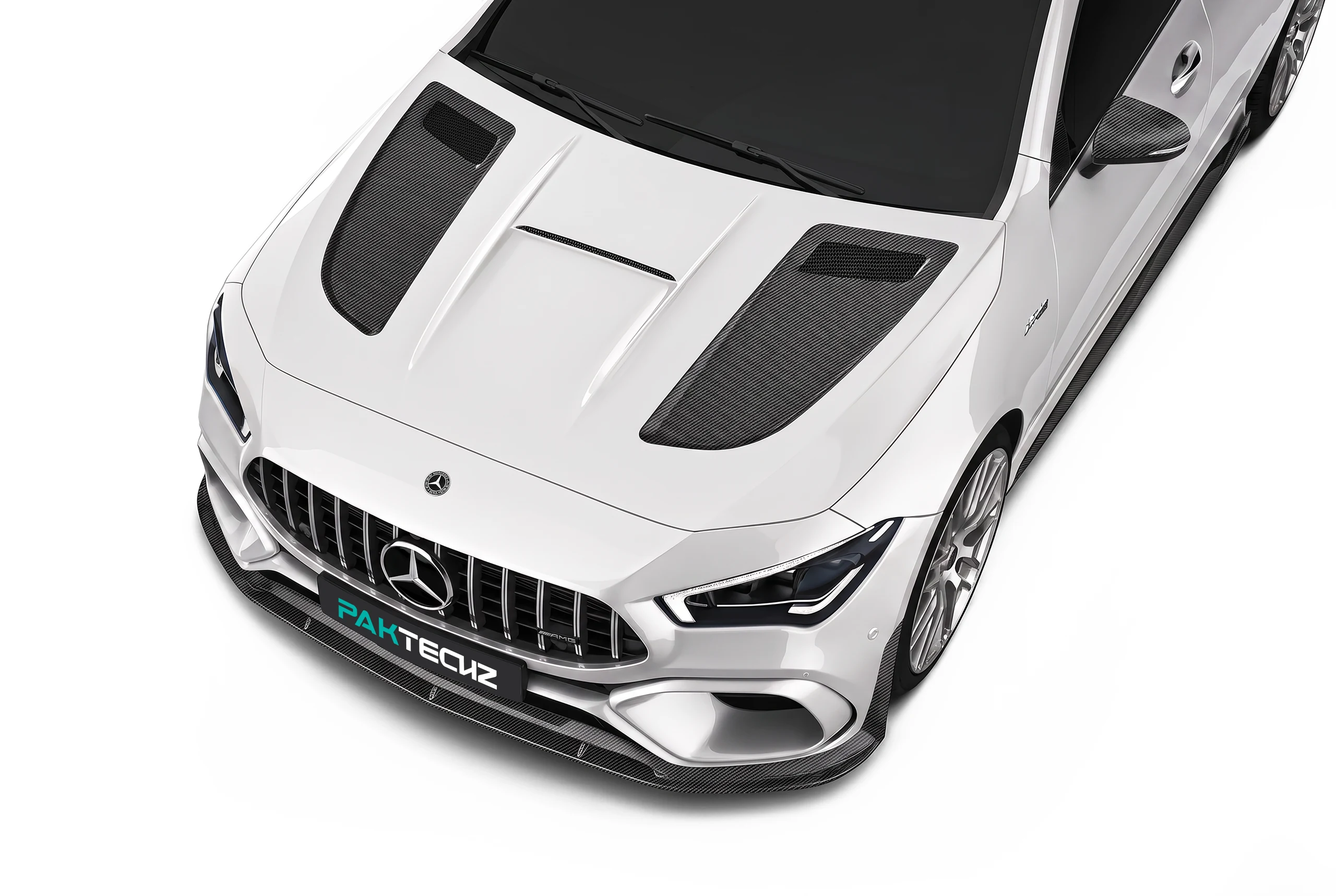 ชุดแต่งคาร์บอนไฟเบอร์รอบคัน PAKTECHZ สำหรับ Mercedes-Benz CLA W118 C118
