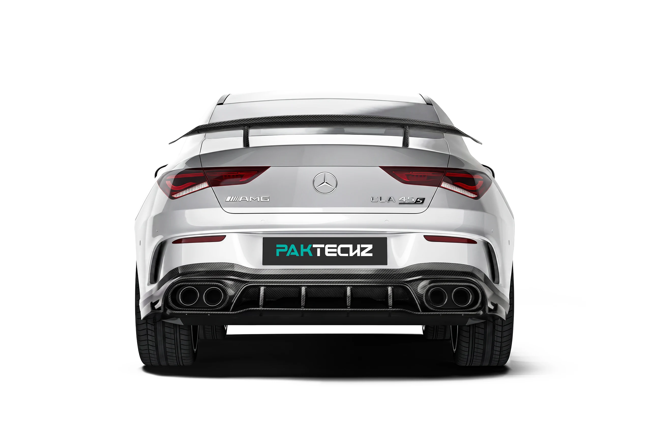 สเกิร์ตข้างคาร์บอนไฟเบอร์ PAKTECHZ สำหรับ Benz CLA W118 C118