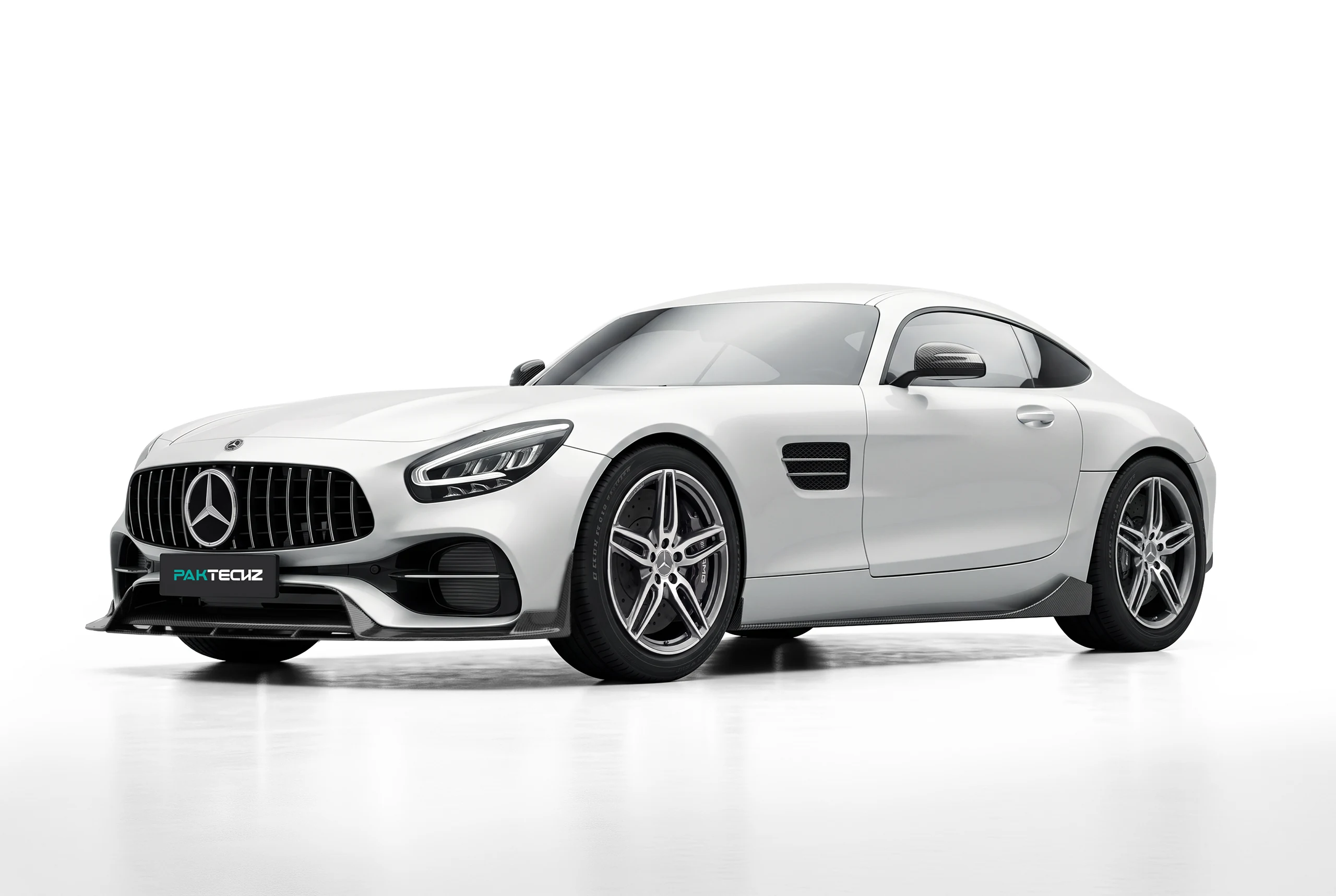Mercedes-AMG GT GTS C190 ติดตั้งชุดแต่งคาร์บอนไฟเบอร์รอบคัน PAKTECHZ