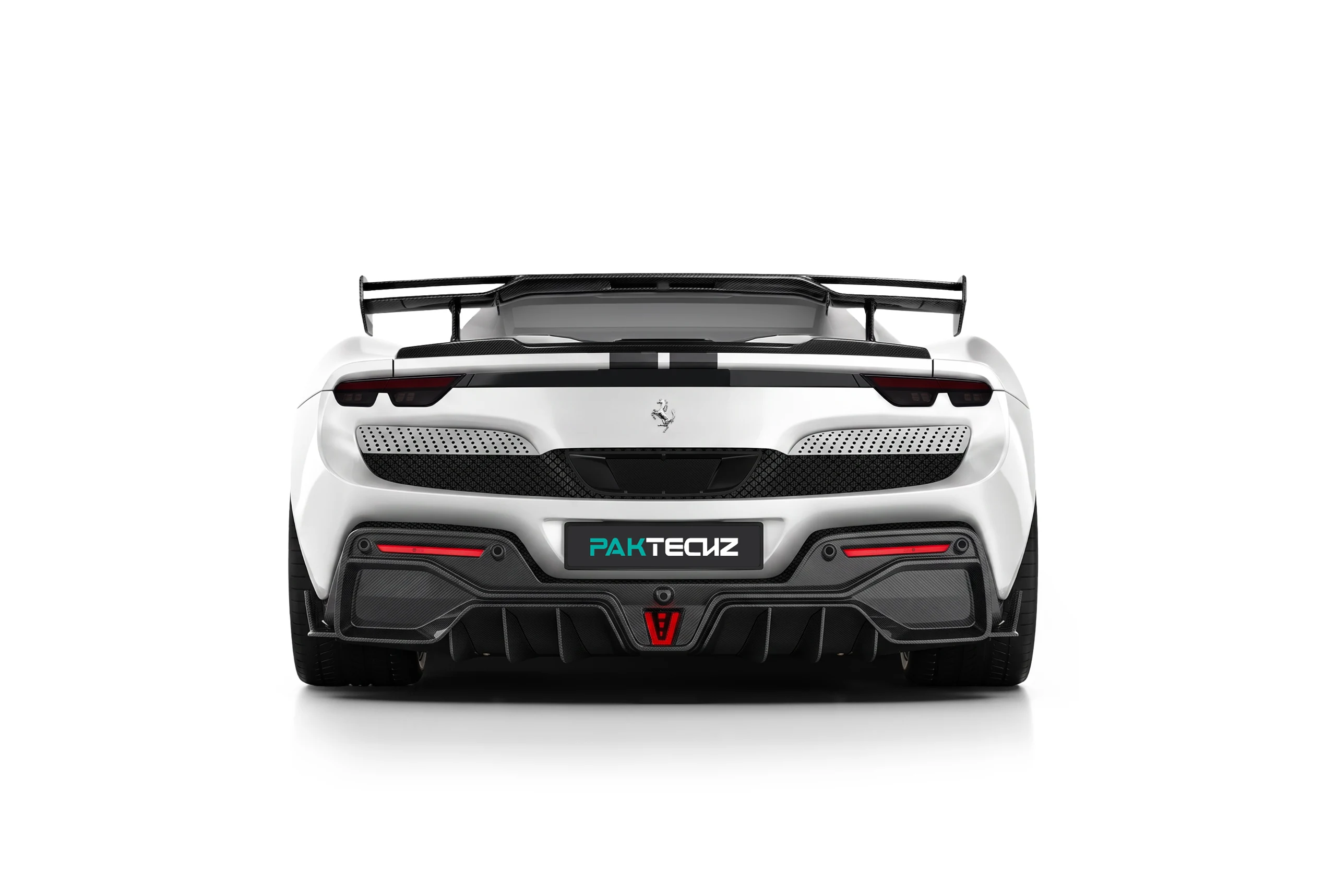 สเกิร์ตข้างคาร์บอนไฟเบอร์ PAKTECHZ สำหรับ Ferrari 296 GTB / GTS