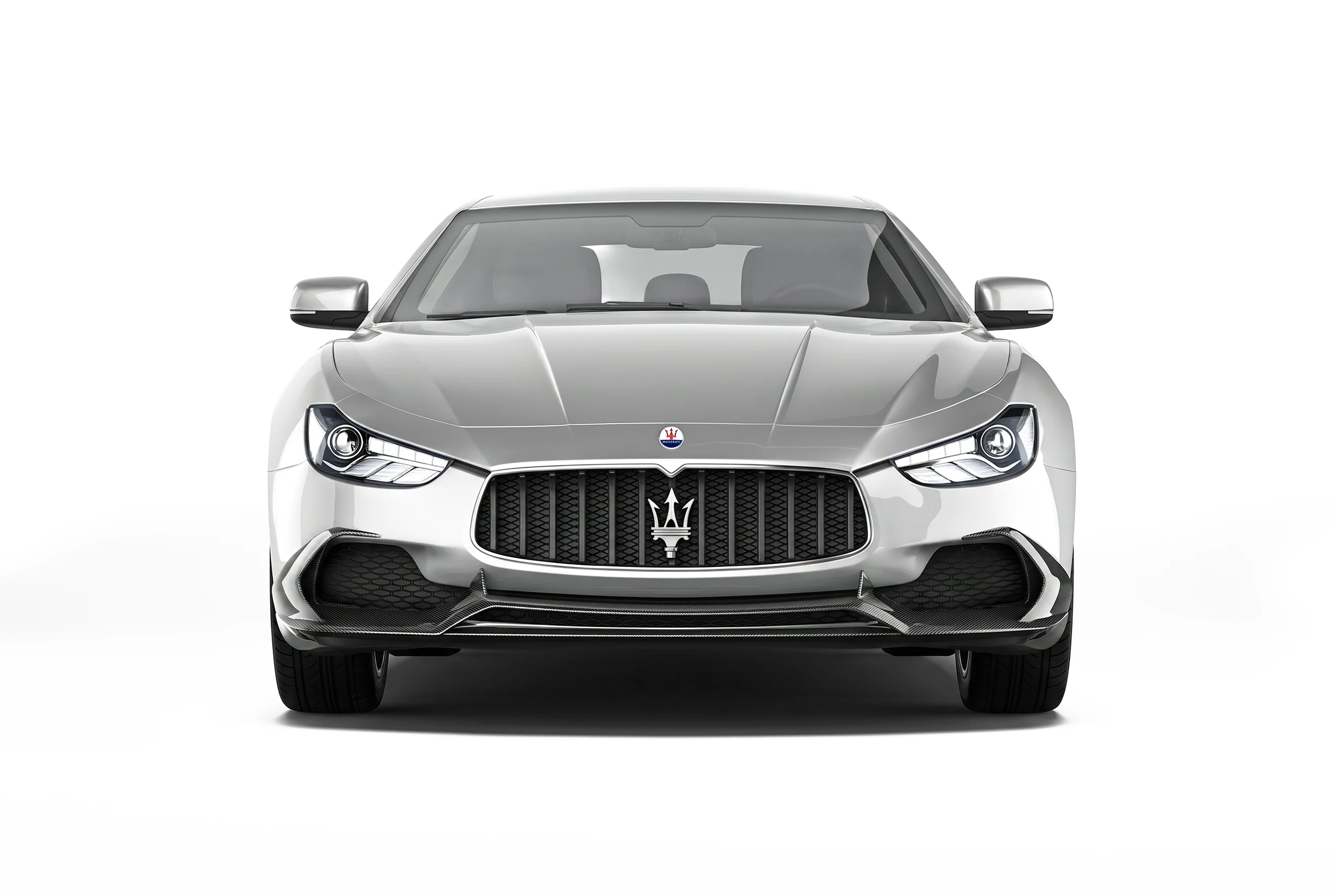สเกิร์ตหน้าคาร์บอนไฟเบอร์ PAKTECHZ สำหรับ Maserati Ghibli