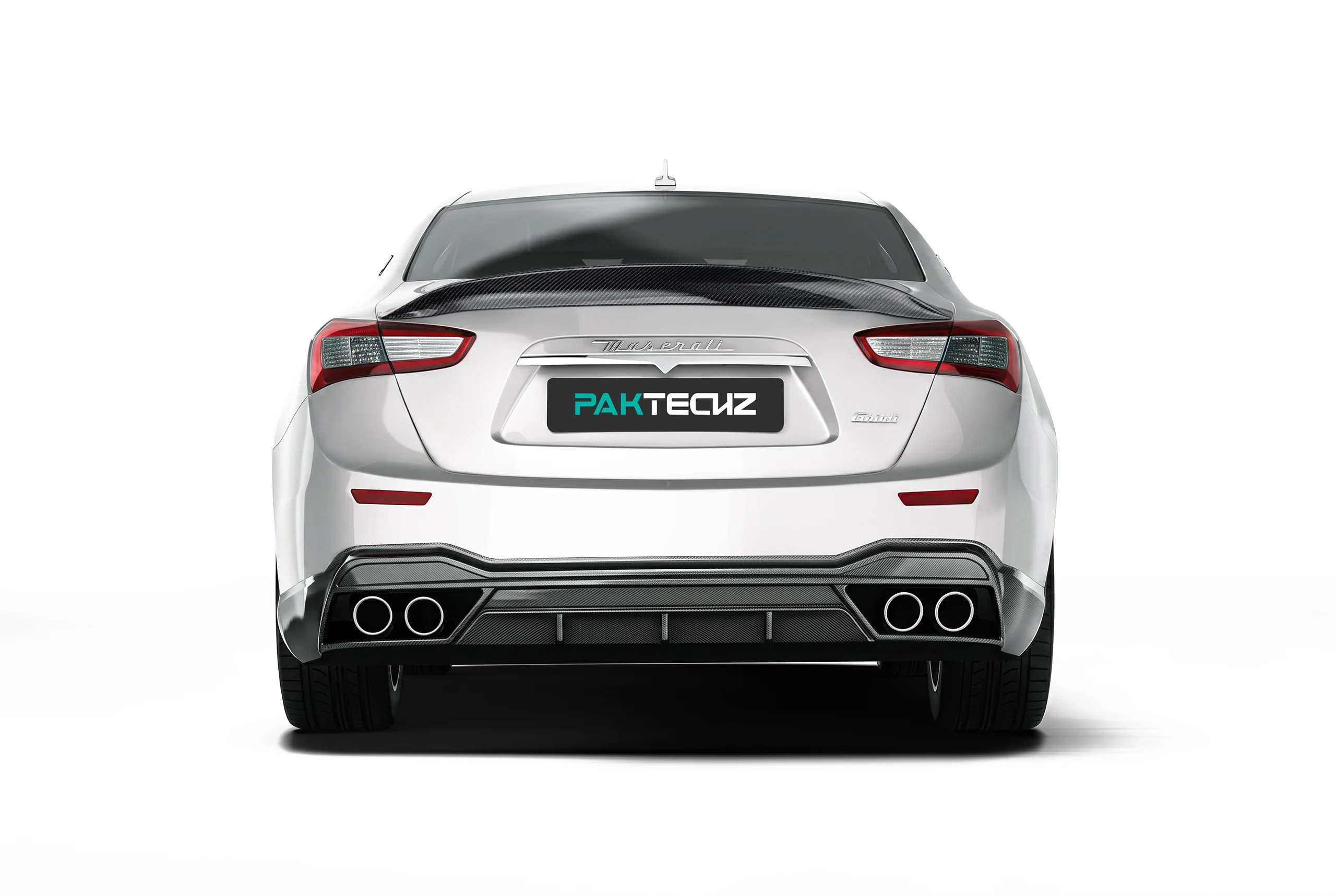สเกิร์ตข้างคาร์บอนไฟเบอร์ PAKTECHZ สำหรับ Maserati Ghibli