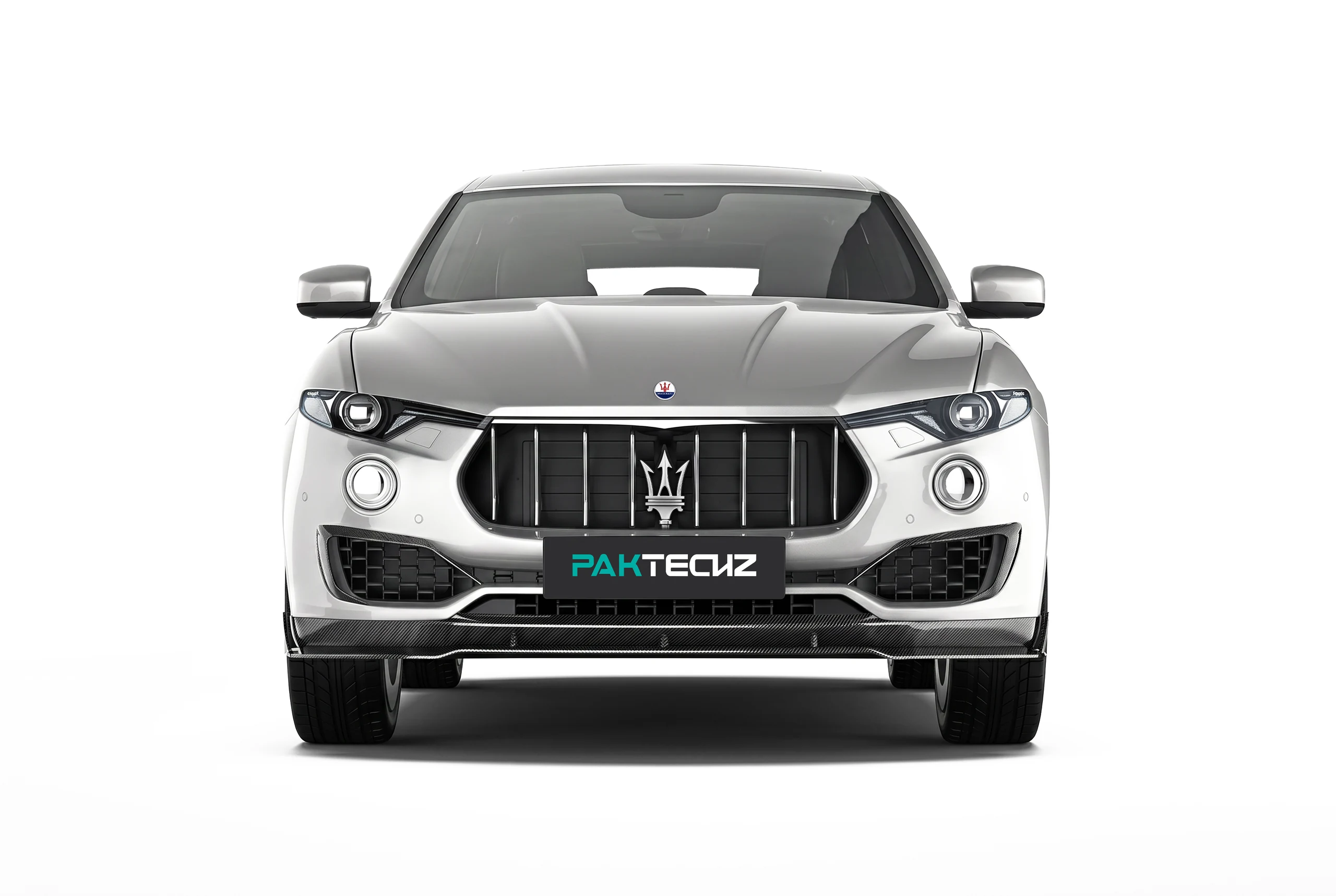 ลิ้นหน้าและคานาร์ดคาร์บอนไฟเบอร์ PAKTECHZ สำหรับ Maserati Levante