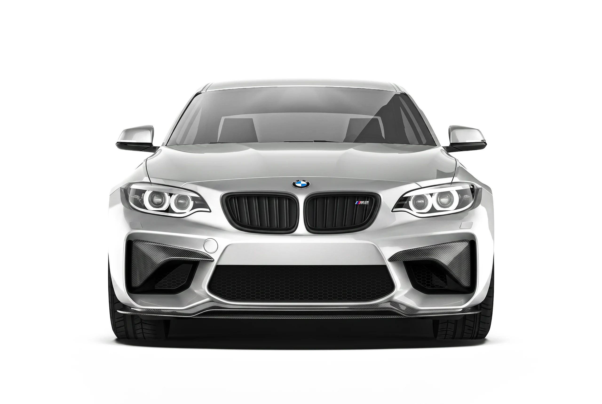 ลิ้นหน้าและสเกิร์ตข้างคาร์บอนไฟเบอร์ PAKTECHZ สำหรับ BMW M2 F87