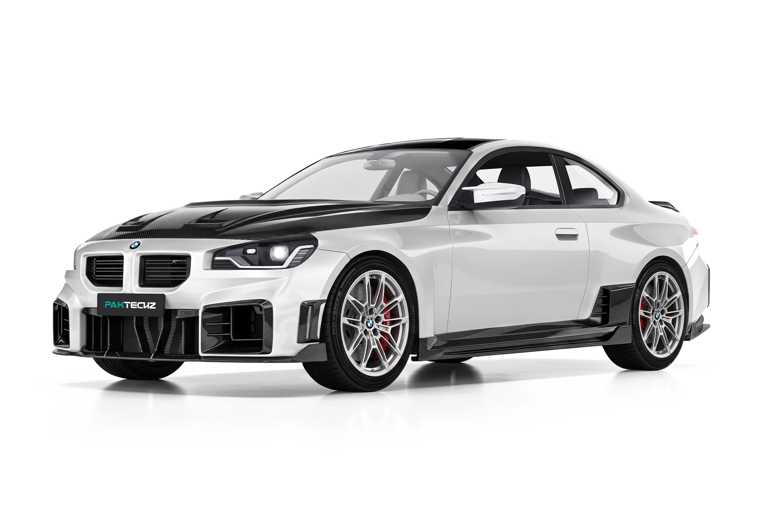 BMW M2 G87 ติดตั้งชุดแต่งคาร์บอนไฟเบอร์รอบคัน Ver.1 PAKTECHZ