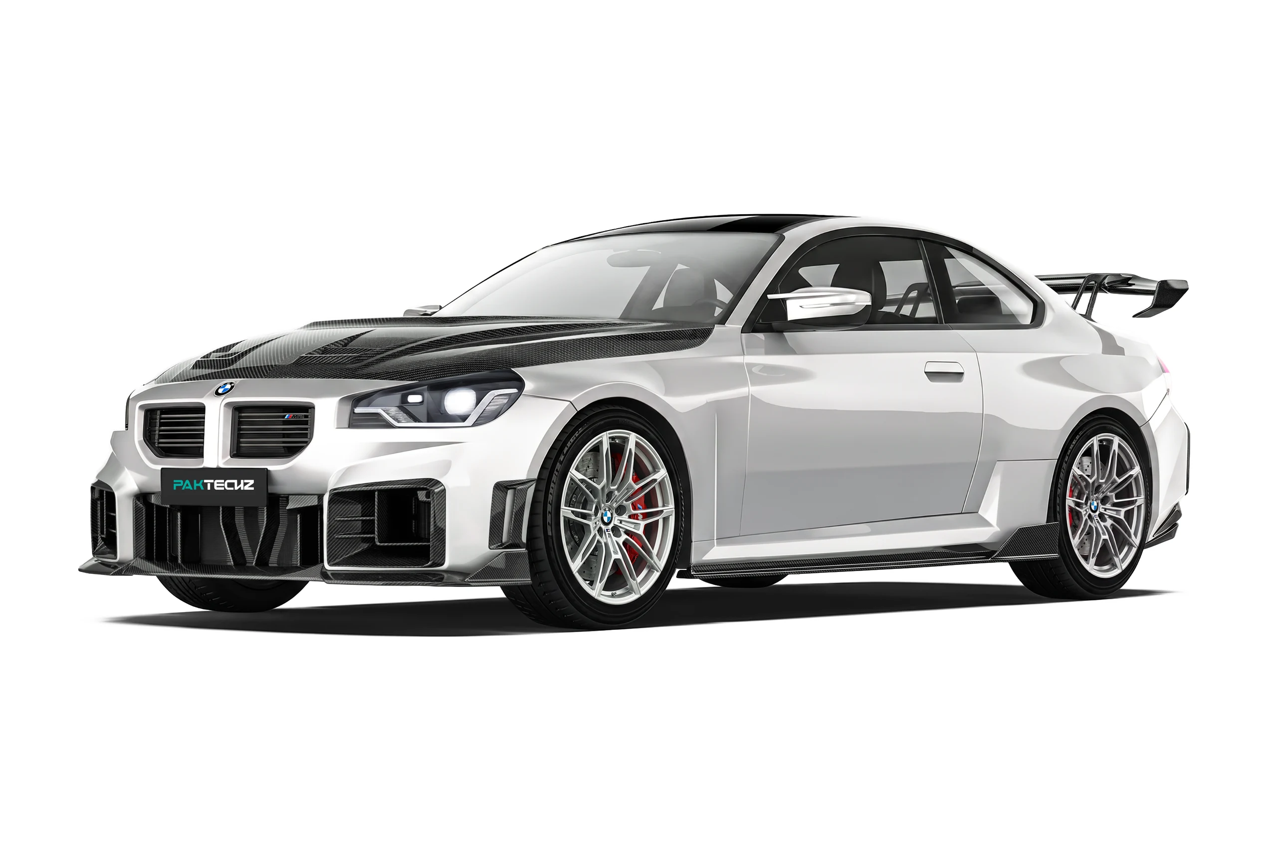 BMW M2 G87 ติดตั้งชุดแต่งคาร์บอนไฟเบอร์รอบคัน Ver.2 PAKTECHZ