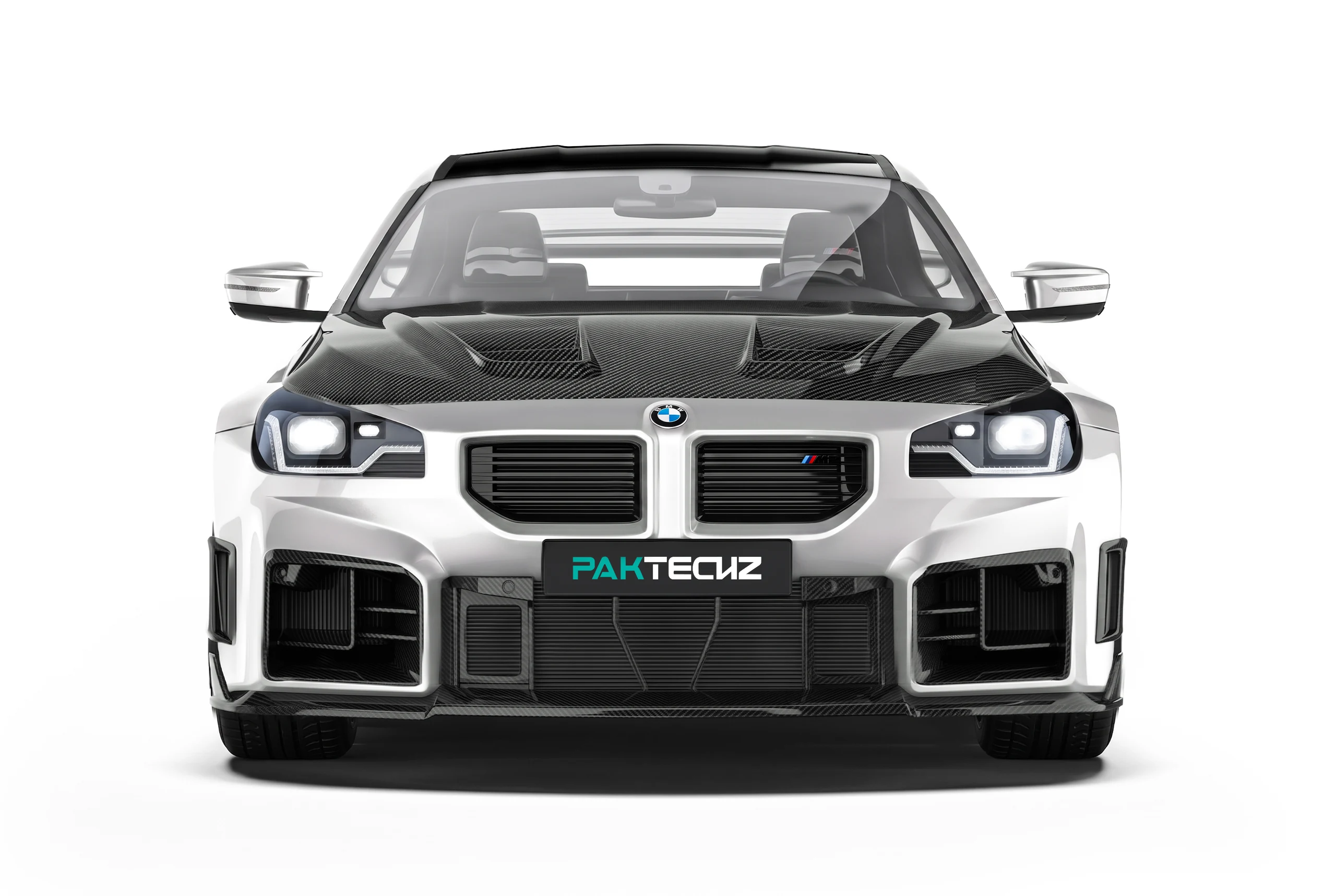 ลิ้นหน้าคาร์บอนไฟเบอร์ PAKTECHZ Ver.2 สำหรับ BMW M2 G87
