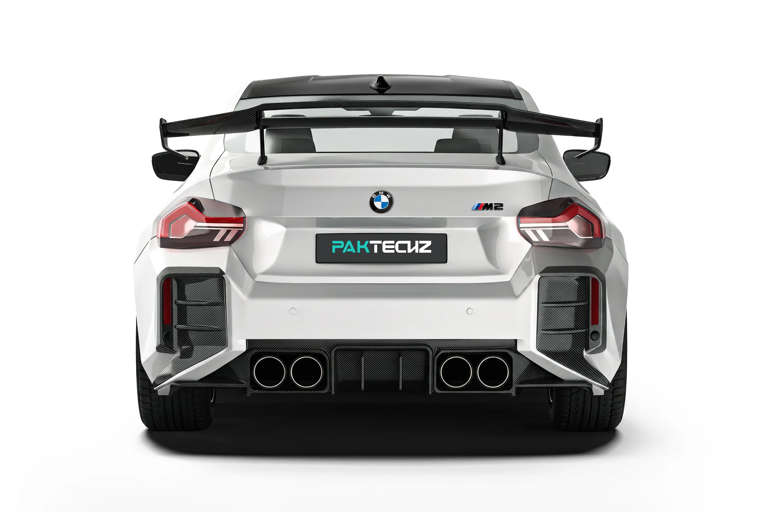สเกิร์ตข้างและดิฟฟิวเซอร์คาร์บอนไฟเบอร์ PAKTECHZ Ver.2 บน BMW M2 G87