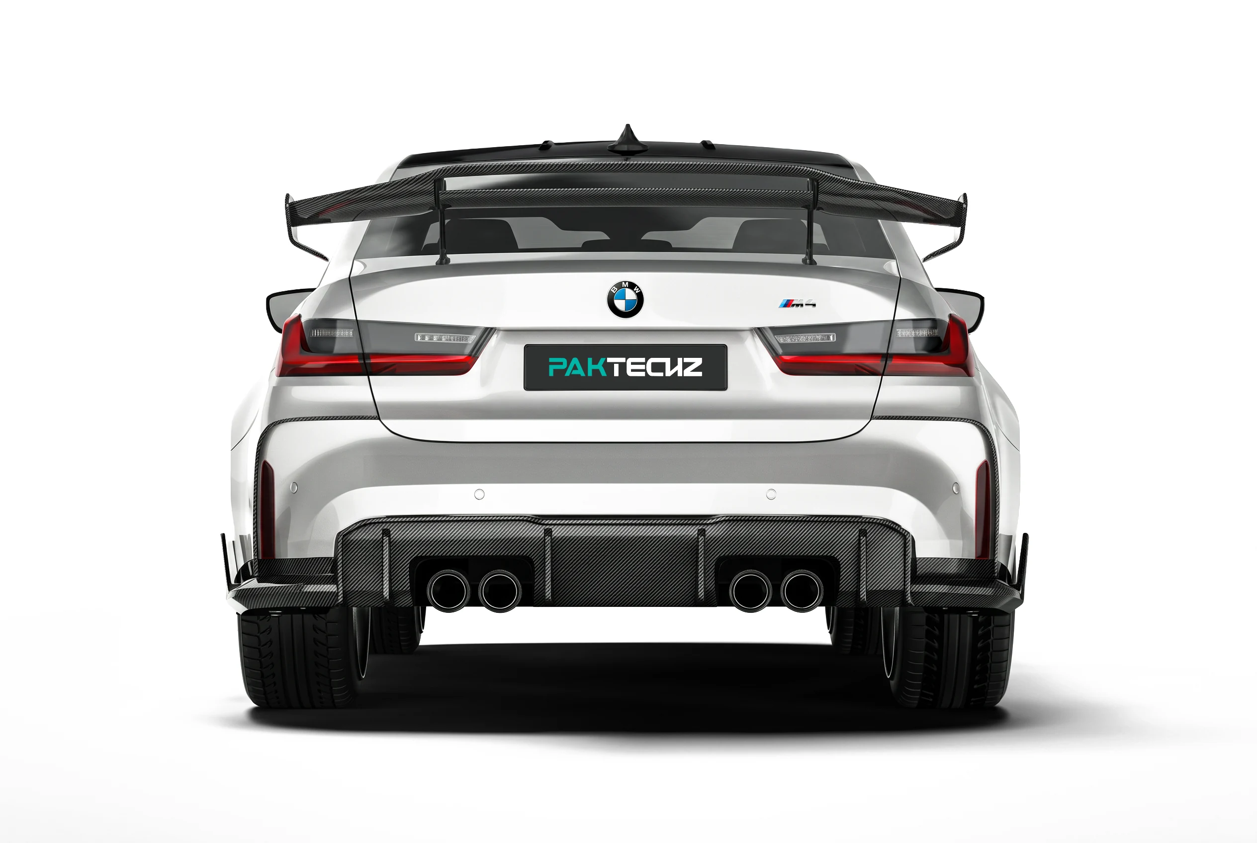 สเกิร์ตข้างคาร์บอนไฟเบอร์ PAKTECHZ บน BMW M4 G82 G83