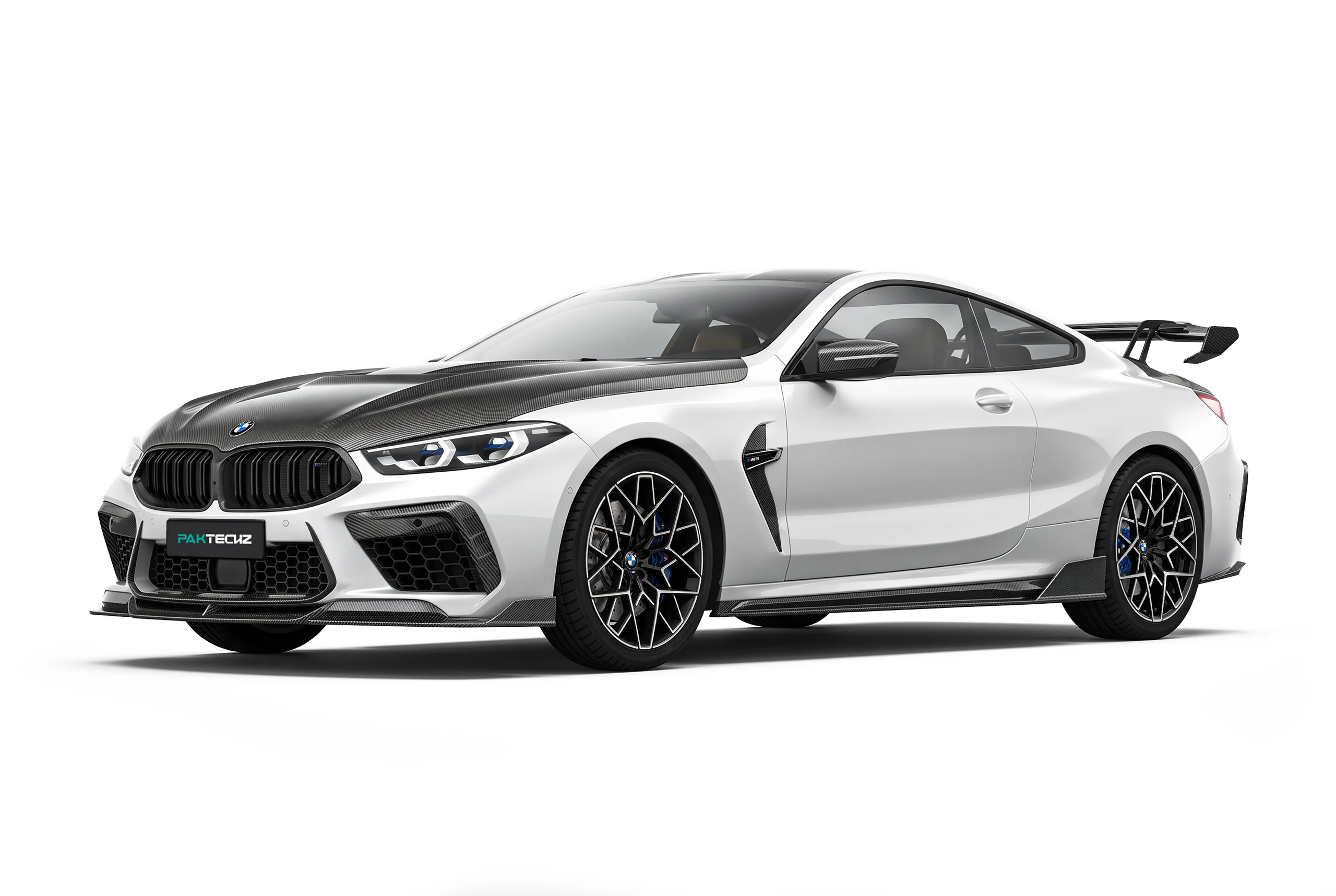 BMW M8 ติดตั้งชุดแต่งคาร์บอนไฟเบอร์รอบคัน PAKTECHZ