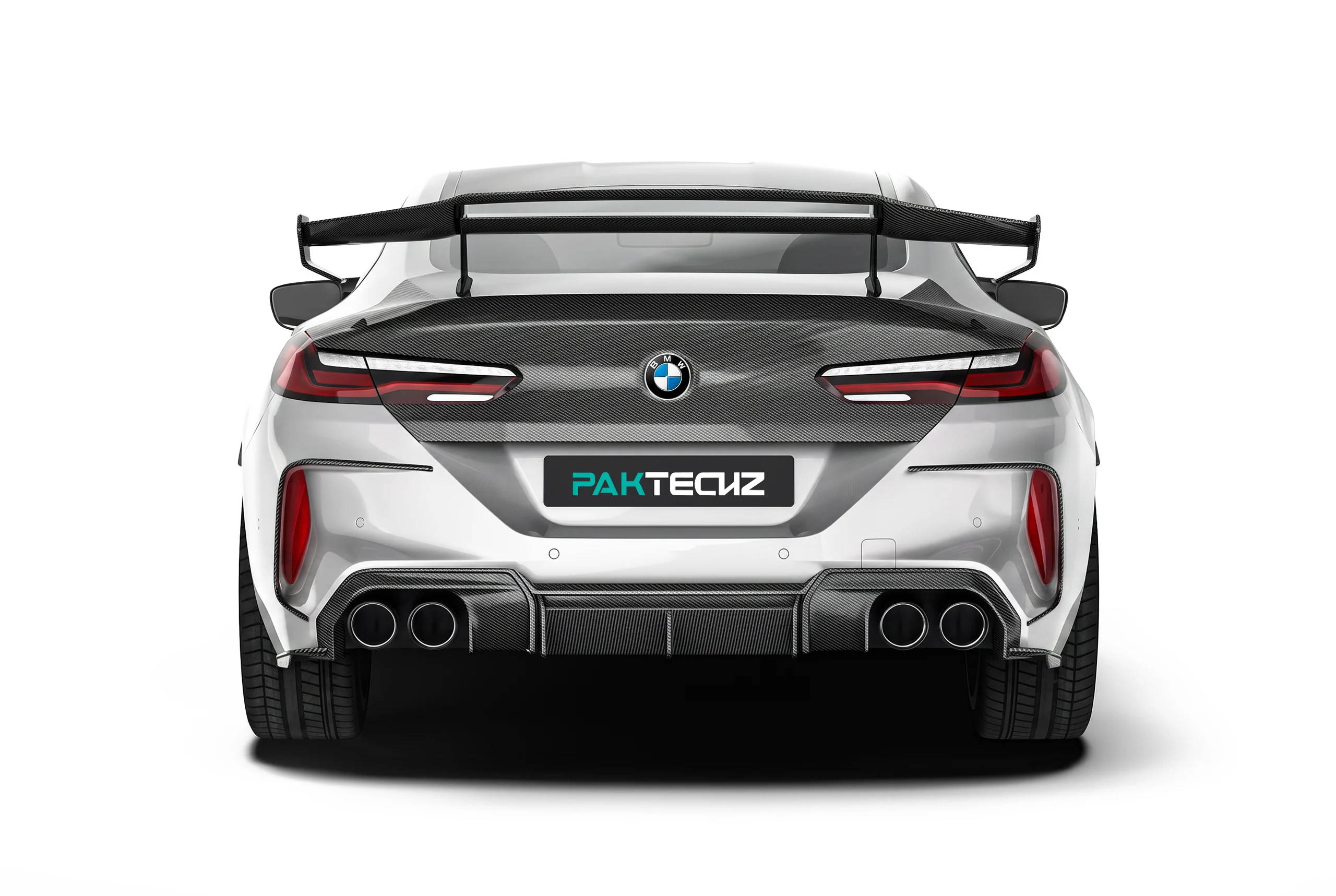 สเกิร์ตข้างคาร์บอนไฟเบอร์ PAKTECHZ บน BMW M8 F91 F92 F93