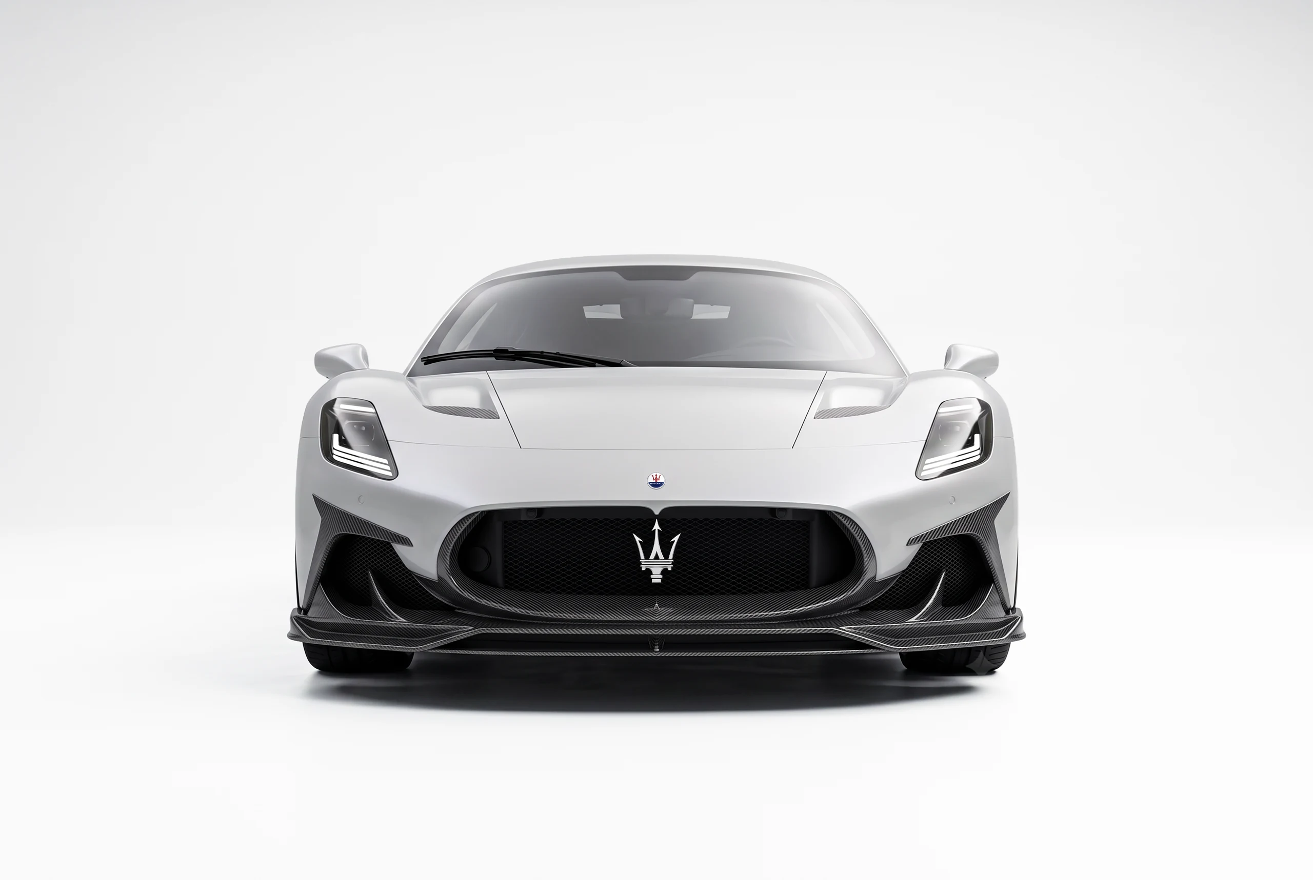 สปอยเลอร์หน้าคาร์บอนไฟเบอร์ PAKTECHZ สำหรับ Maserati MC20
