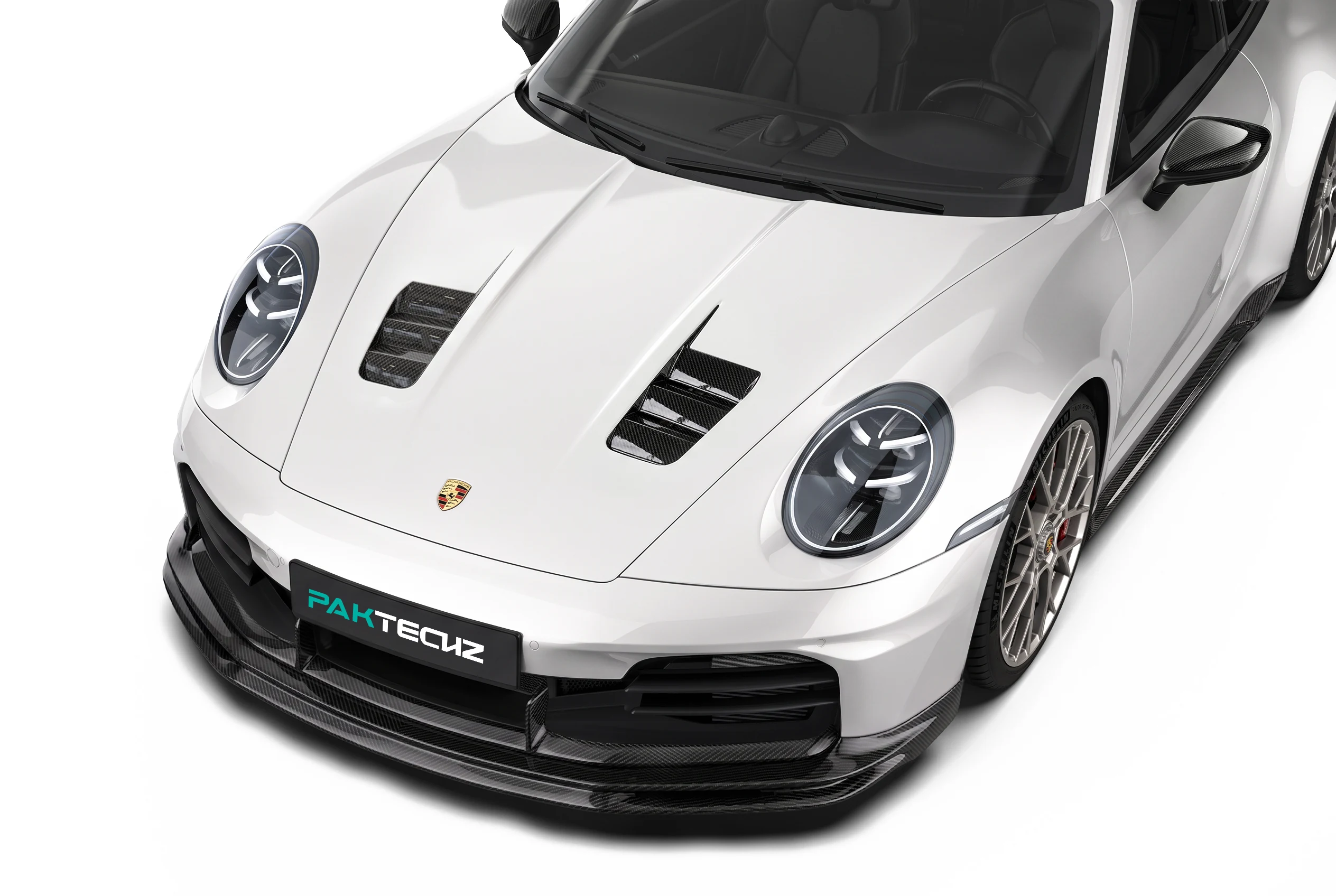 ชุดแต่งคาร์บอนไฟเบอร์รอบคัน PAKTECHZ สำหรับ Porsche 911 992.2