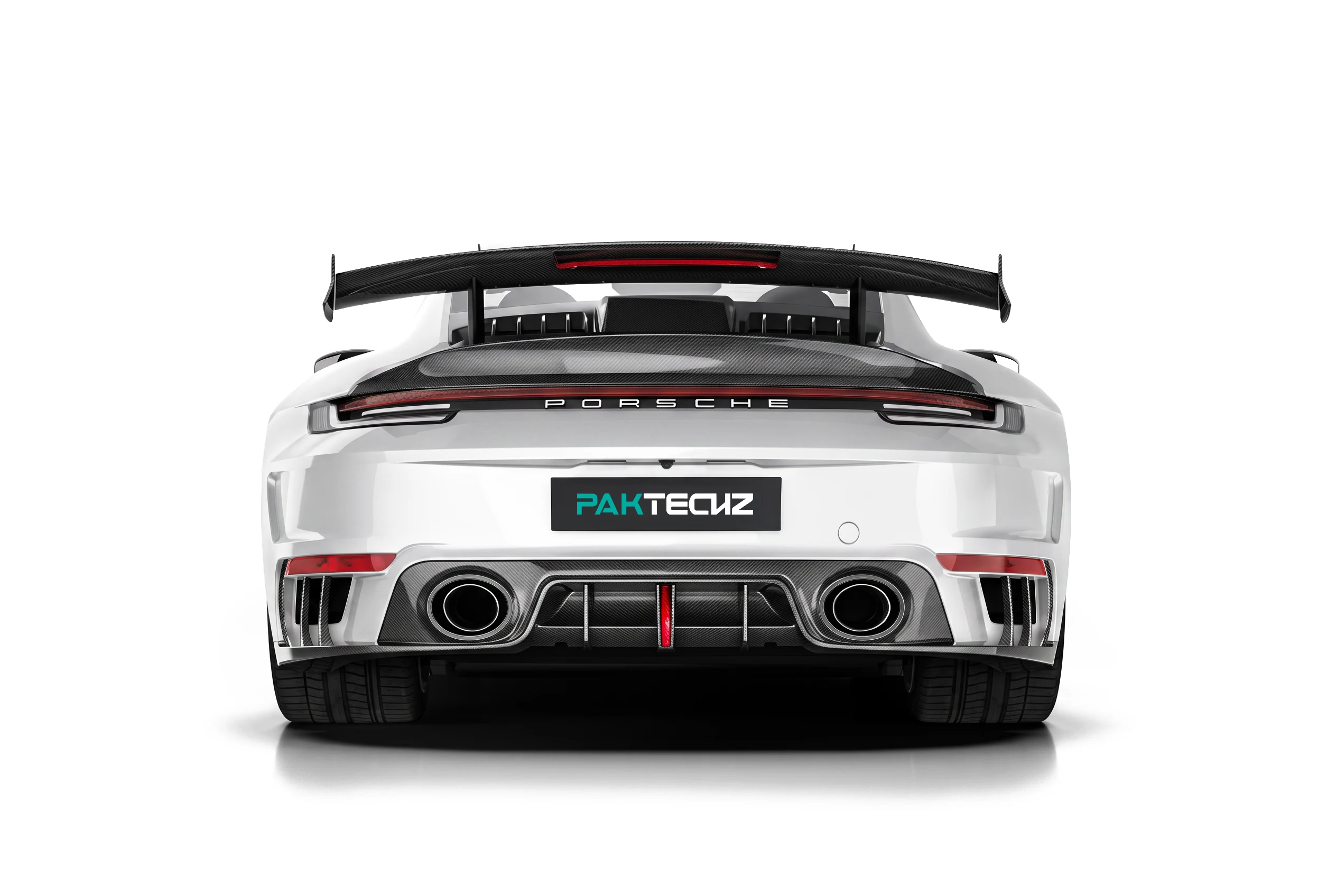สเกิร์ตข้างคาร์บอนไฟเบอร์ PAKTECHZ สำหรับ Porsche 992 Turbo S
