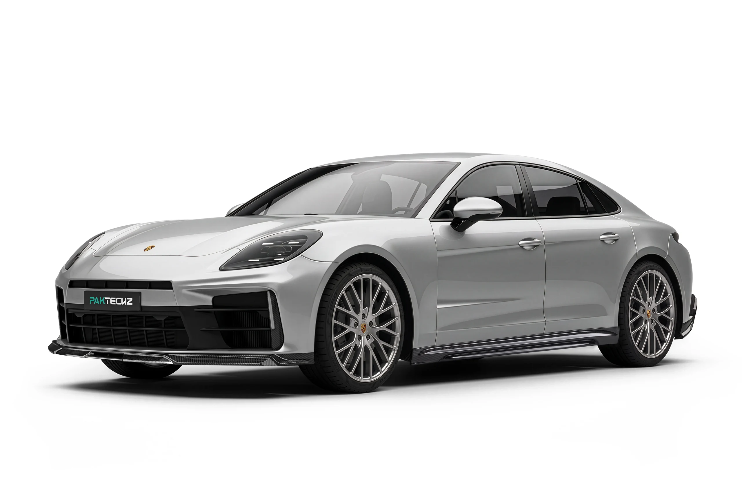 Porsche Panamera รุ่นปี 2024 ติดตั้งชุดแต่งคาร์บอนไฟเบอร์รอบคัน PAKTECHZ