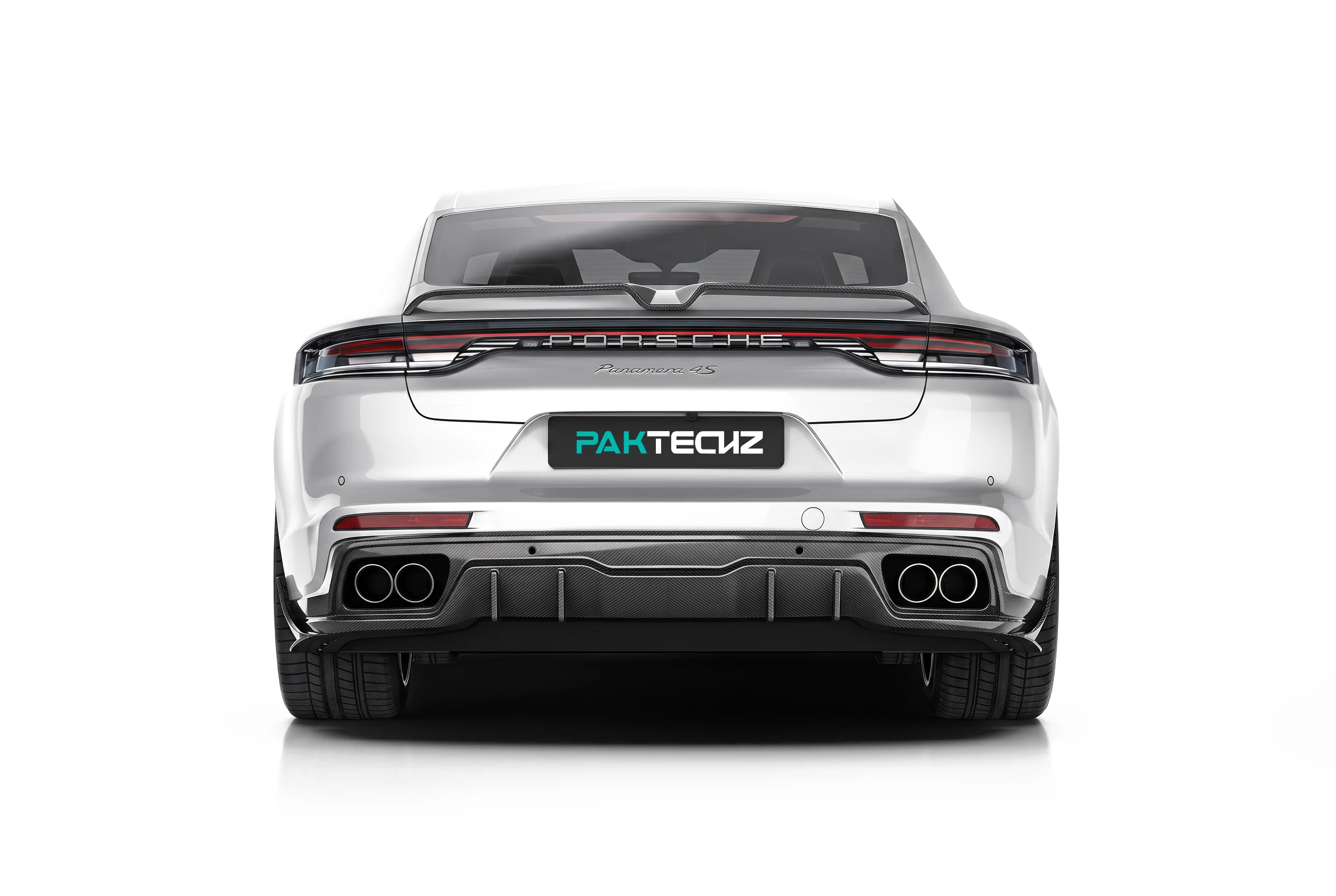 สเกิร์ตข้างคาร์บอนไฟเบอร์ PAKTECHZ สำหรับ Porsche Panamera 971