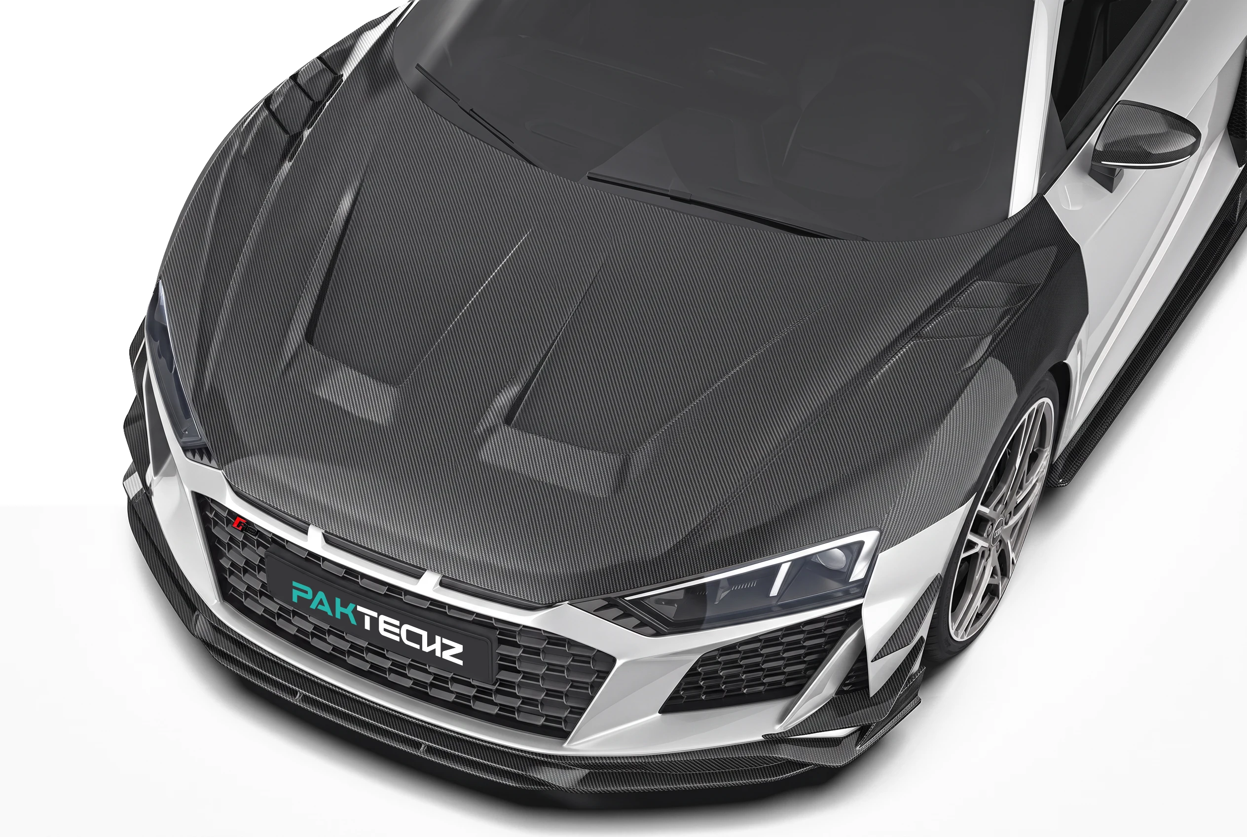ชุดแต่งคาร์บอนไฟเบอร์รอบคัน PAKTECHZ สำหรับ Audi R8