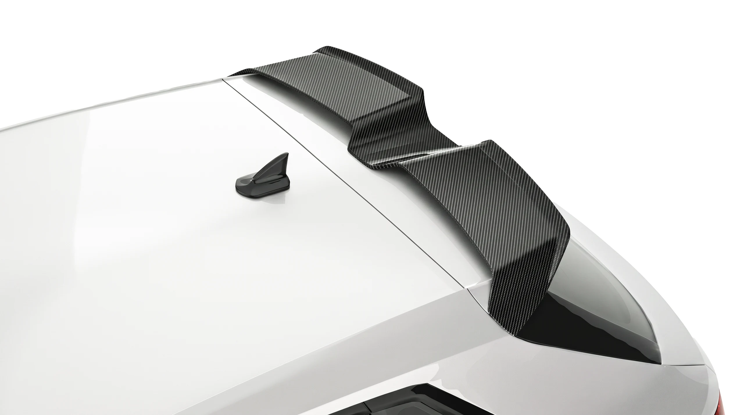 สปอยเลอร์หลังคาคาร์บอนไฟเบอร์ PAKTECHZ สำหรับ Audi RS3 8Y ระยะใกล้